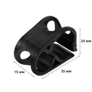 Зажим на трубку кайта